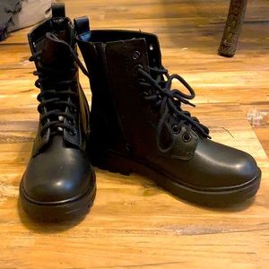 Black Combat Boots